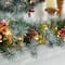 Glitzhome® 2 Pack 9ft. Pre-Lit Greenery Pinecones & Red Berries Christmas Garland
